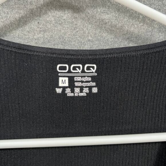 OQQ Women Long Sleeve Yoga Jumpsuits Workout Ribbed Bodysuits One Piece Size M - Picture 5 of 7